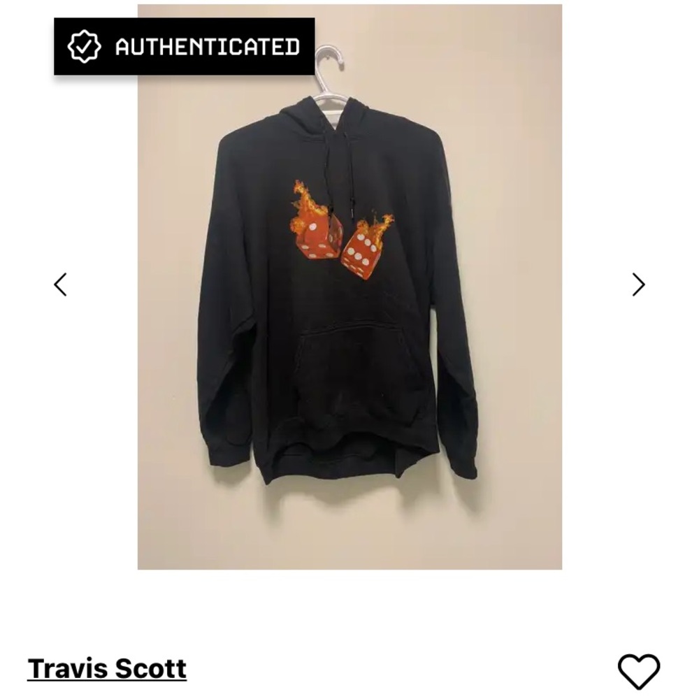 Lightly worn Travis Scott Vegas tour hoodie!